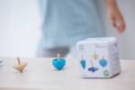 PlanToys Spinning Tops – Wooden Toy Set of 4 Tops in Different Colors for Kids - view 3