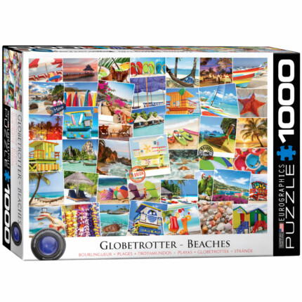 EuroGraphics Beaches – Globetrotter – 1000-Piece Jigsaw Puzzle, Recycled Board