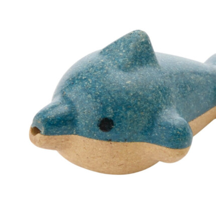 PlanToys Dolphin Whistle – Wooden Toy Whistle, Blue, for Kids - view 2