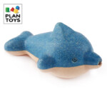 PlanToys Dolphin Whistle – Wooden Toy Whistle, Blue, for Kids