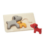 PlanToys Dog Puzzle – Wooden Dog Family Puzzle with Figures for Toddlers - view 3