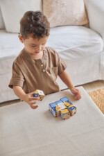 PlanToys Animal Puzzle Cubes – 9 Wooden Cubes with 6 Animal Picture Puzzles, Numbers and Counting Dots for Kids - view 5