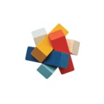 PlanToys PlanMini Rectangular Puzzle – Mini Wooden Stacking Puzzle with 6 Pieces for Kids - view 2