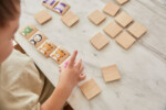 PlanToys Animals Memo – Animal Memory Matching Game with Curved Flip Tiles for Kids - view 3