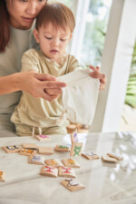PlanToys Animals Memo – Animal Memory Matching Game with Curved Flip Tiles for Kids - view 4