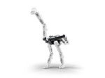 Zpiiel ZooZ – The Ostrich, Buildable Animal Figure Building Toy with Animal Fact in Every Box, for Kids - view 2