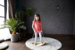 PlanToys Balance Board – Wooden Curved Plywood Balance Board with Rope for Kids - view 3