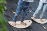 PlanToys Balance Board – Wooden Curved Plywood Balance Board with Rope for Kids - view 5