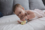 PlanToys Baby Key Rattle Pastel Color – Wooden Key Rattle for Babies, Easy-Grasp Baby Toy, Ages 4 Months+ - view 4