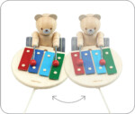 PlanToys Pull-Along Musical Bear – Pull Toy with Xylophone-Playing Bear for Toddlers Learning to Walk - view 2