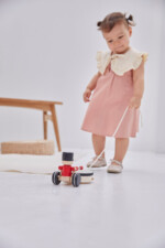 PlanToys Pull Along Drummer – Pull-Along Toy with Drum-Tapping Drummer for Toddlers Learning to Walk, Ages 1+ - view 4