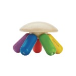 PlanToys Flexi Jellyfish – Palm-Sized Clutching Baby Toy with Wiggly Legs for Grasping and Sensory Play