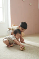 PlanToys Clapping Roller – Modern Rustic Wooden Baby Toy with Soft Clapping Sound When Rolled - view 4