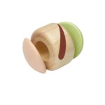 PlanToys Clapping Roller – Modern Rustic Wooden Baby Toy with Soft Clapping Sound When Rolled - view 5