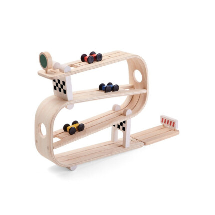 PlanToys Ramp Racer – Wooden Ramp with Racing Cars, Toy Car Race Track for Kids - view 2