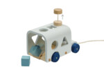 PlanToys Sorting Bus Orchard – Wooden Shape Sorter with 3 Colourful Shapes for Toddlers, Ages 1+ - view 6