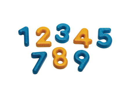 PlanToys Numbers and Symbols – Math Tile Set with Numbers 1-10 and 3 Math Symbol Tiles for Toddlers - view 2