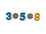 PlanToys Numbers and Symbols – Math Tile Set with Numbers 1-10 and 3 Math Symbol Tiles for Toddlers - view 5