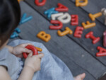 PlanToys Upper Case Alphabet – 31-Piece Wooden Letter Set with 26 Letters and 5 Extra Red Vowels, for Toddlers - view 5