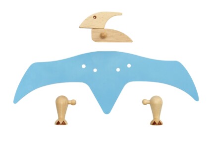 PlanToys D.I.Y. Pterodactyl – Wood and Rubber 3D Dinosaur Building Toy with Infographic Flashcard for Kids - view 2