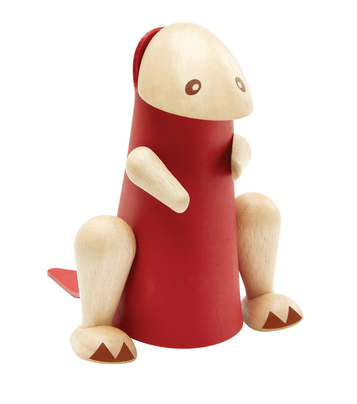 5481.jpg PlanToys D.I.Y. Tyrannosaurus – Wood and Rubber 3D Dinosaur Building Toy with Infographic Flashcard for Kids