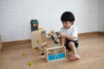 PlanToys Construction Set – 40-Piece Wooden Building Set with 2-in-1 Wrench and Screwdriver for Kids, Ages 3+ - view 3