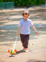 PlanToys Push Along Duck – Wooden Pull and Push Toy with Natural Rubber Feet for Toddlers, Ages 1+ - view 4
