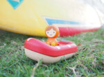PlanToys Coast Guard Boat – Wooden Toy Boat, Rubberwood Boat for Kids, Ages 1+ - view 3