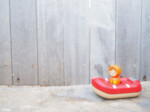 PlanToys Coast Guard Boat – Wooden Toy Boat, Rubberwood Boat for Kids, Ages 1+ - view 4