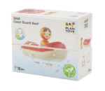 PlanToys Coast Guard Boat – Wooden Toy Boat, Rubberwood Boat for Kids, Ages 1+ - view 5