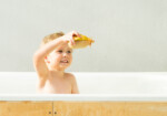 PlanToys Submarine – Wooden Bath Toy, Rubberwood Submarine for Toddlers, Ages 1+ - view 4