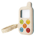 PlanToys My First Phone – Wooden Toy Phone for Toddlers, Ages 1+