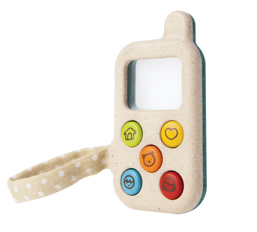 5674.jpg PlanToys My First Phone – Wooden Toy Phone for Toddlers, Ages 1+