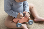 PlanToys Bunny Racing Car – Wooden Toy Vehicle, Vintage Race Car with Bunny Driver for Kids - view 6
