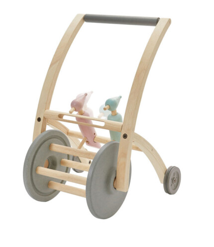 PlanToys Woodpecker Walker – Wooden Baby Walker with Click-Clack Woodpeckers for Babies and Toddlers - view 2