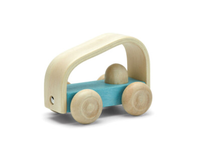 PlanToys Vroom Truck – Wooden Toy Vehicle with Easy-Grip Design for Little Hands, for Toddlers, Ages 1+