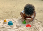PlanToys Creative Sand Play – Wooden Sand Molds, 4 Different Shaped Molds for Outdoor Play and Kids - view 5