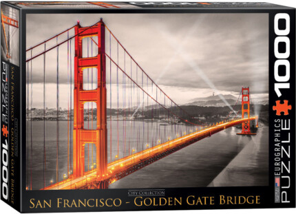 EuroGraphics San Francisco Golden Gate Bridge 1000-Piece Jigsaw Puzzle – Finished Size 19.25 x 26.5 Inches
