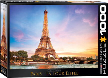 EuroGraphics Paris La Tour Eiffel Puzzle – Eiffel Tower Jigsaw, Finished Size 19.25 x 26.5 Inches, Ages 12+