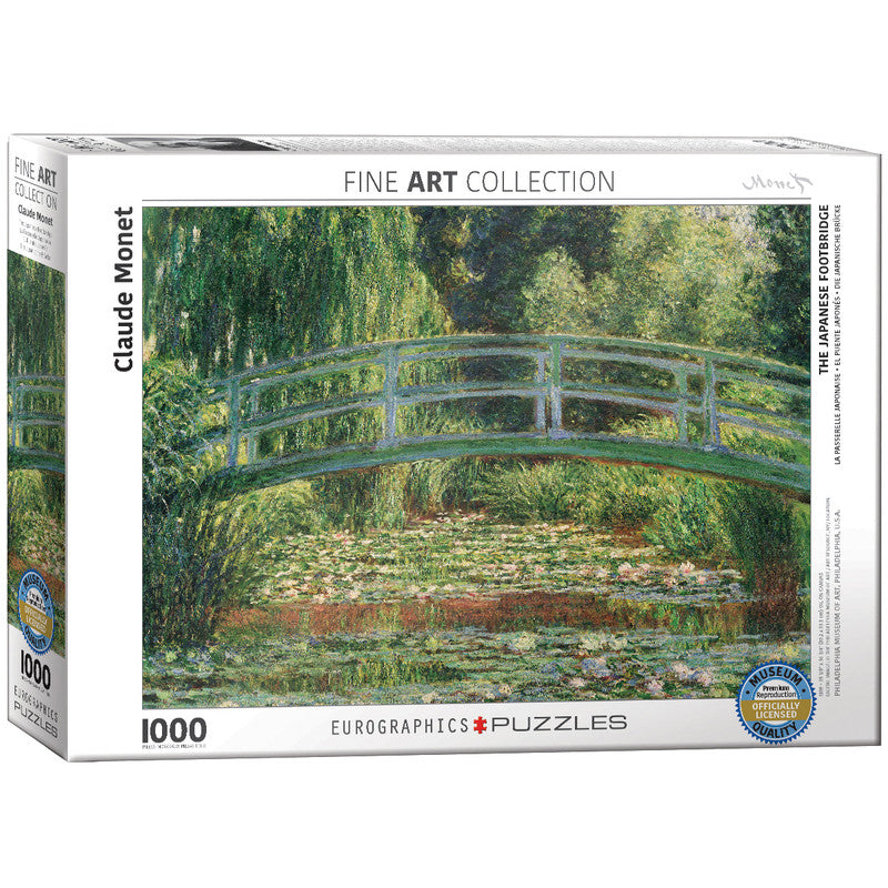 6000-0827-ISO.jpg EuroGraphics The Japanese Footbridge by Claude Monet – 1000-Piece Jigsaw Puzzle, Recycled Board