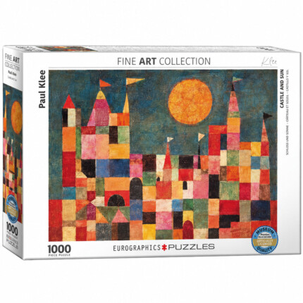 EuroGraphics Castle and Sun by Paul Klee – 1000-Piece Jigsaw Puzzle, 19.25 x 26.5 Inches - view 2