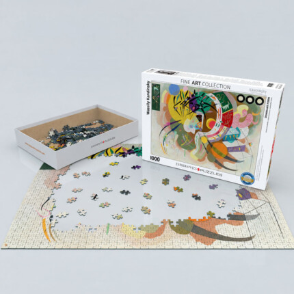 EuroGraphics Dominant Curve by Wassily Kandinsky – 1000-Piece Jigsaw Puzzle, 19.25 x 26.5 Inches - view 2