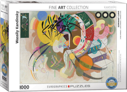 EuroGraphics Dominant Curve by Wassily Kandinsky – 1000-Piece Jigsaw Puzzle, 19.25 x 26.5 Inches