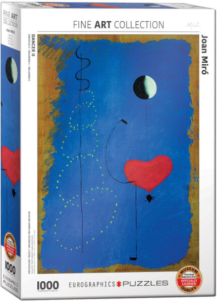 EuroGraphics Dancer II by Joan Miro – 1000-Piece Jigsaw Puzzle, 19.25 x 26.5 Inches - view 2
