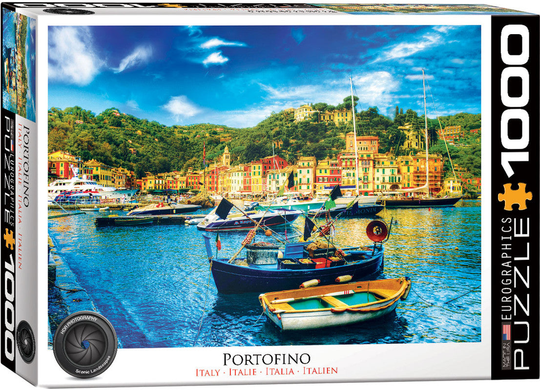 6000-0948-ISO.jpg EuroGraphics Portofino, Italy – 1000-Piece Jigsaw Puzzle, Recycled Board