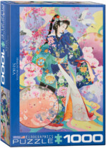 EuroGraphics Seika by Haruyo Morita – 1000-Piece Jigsaw Puzzle, 19.25 x 26.5 Inches, Recycled Board