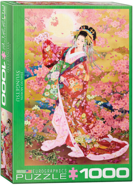 EuroGraphics Syungetsu by Haruyo Morita – 1000-Piece Jigsaw Puzzle, Recycled Board