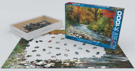EuroGraphics Forest Stream – 1000-Piece Jigsaw Puzzle, 19.25 x 26.5 Inches, Recycled Board - view 2