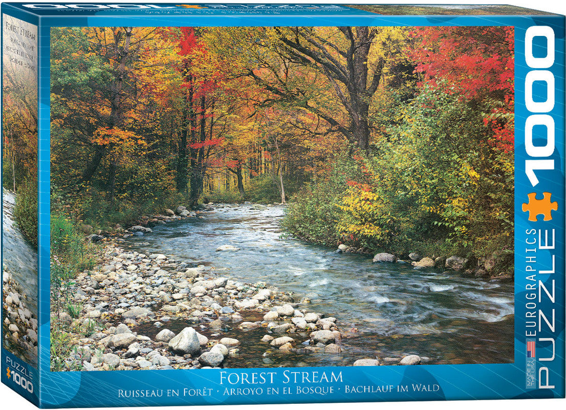 6000-2132.jpg EuroGraphics Forest Stream – 1000-Piece Jigsaw Puzzle, 19.25 x 26.5 Inches, Recycled Board