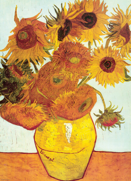EuroGraphics Twelve Sunflowers by Vincent van Gogh – 1000-Piece Jigsaw Puzzle - view 2